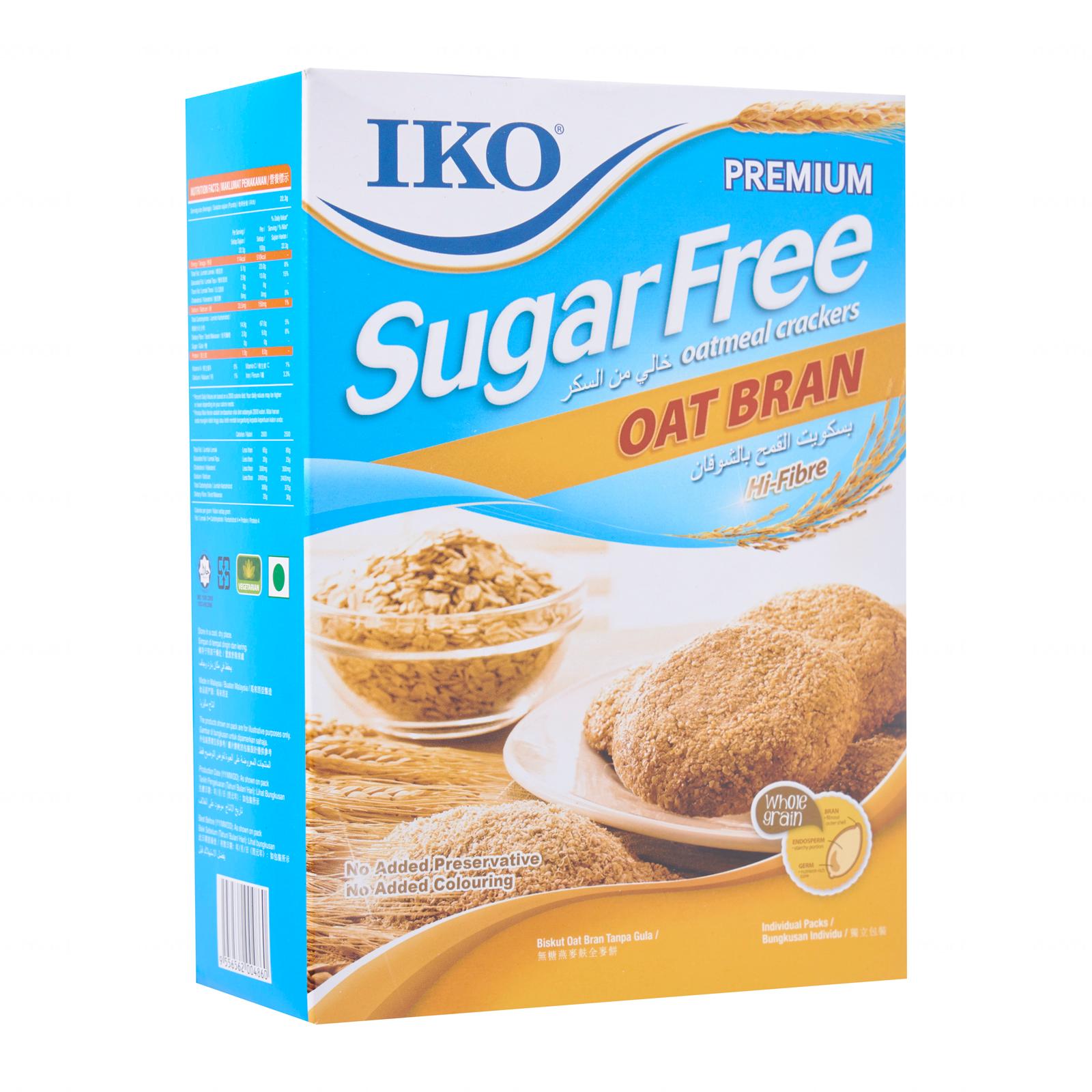 Sugar Free Oat Bran Oatmeal Cracker 无糖燕麦夫饼