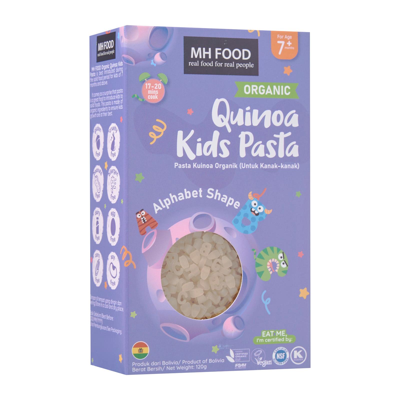 Organic Quinoa Kids Pasta Alphabet Shape 有机幼儿藜麦意大利面 （字母）