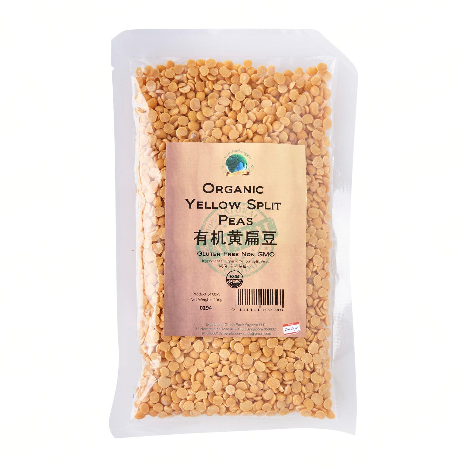 Organic Yellow Split Peas
