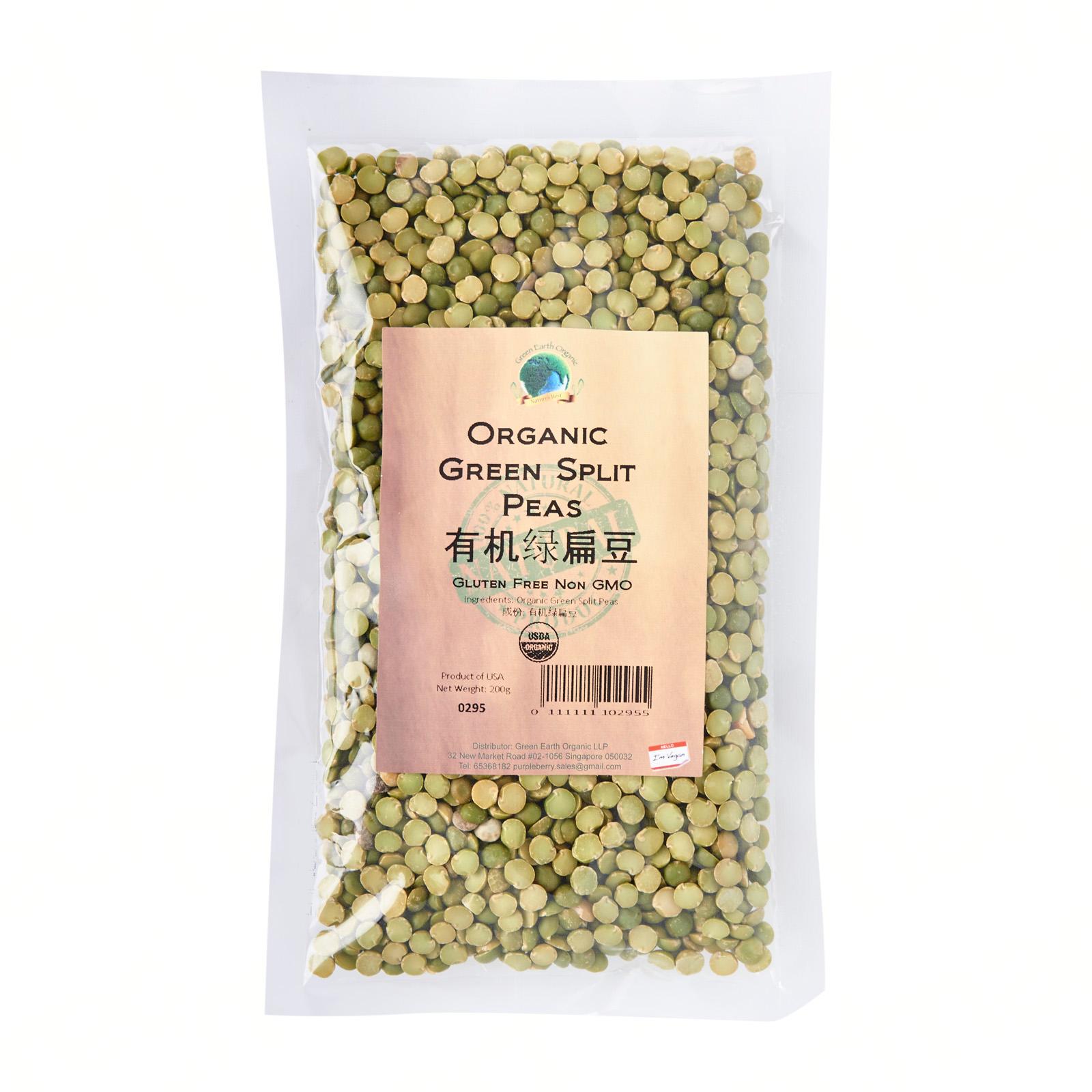 Organic Green Split Peas