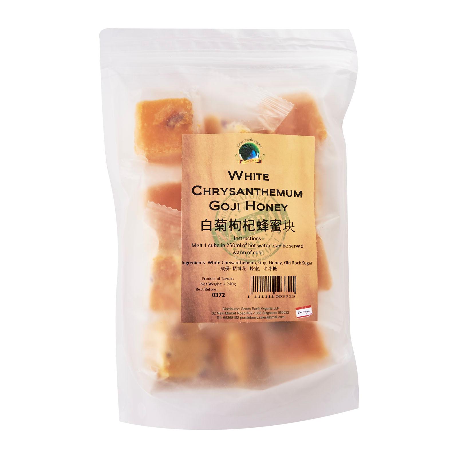 White Chrysanthemum Goji Honey