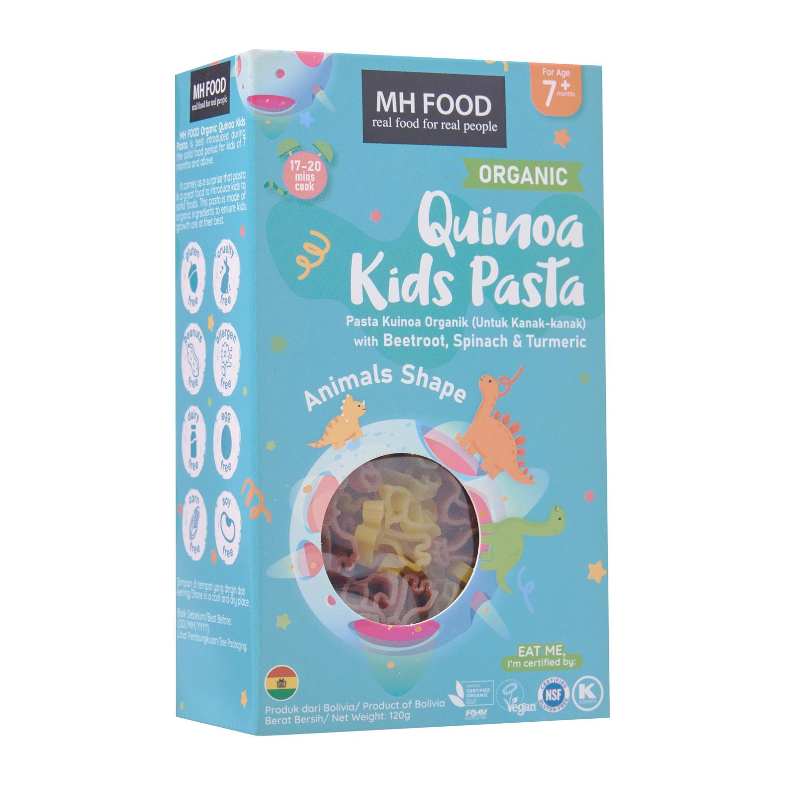 Organic Quinoa Kids Pasta Animals Shape 有机幼儿藜麦意大利面 (动物）